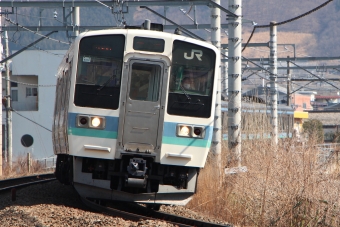 JR東日本 クハ210形 クハ210-3023 鉄道フォト・写真 by つんまっさん 塩山駅：2021年02月21日12時ごろ