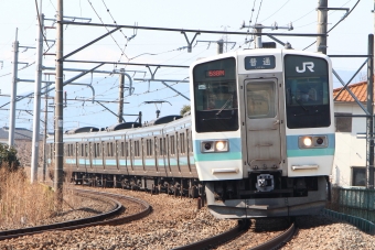 JR東日本 クハ211形 クハ211-4 鉄道フォト・写真 by つんまっさん 塩山駅：2021年02月21日11時ごろ
