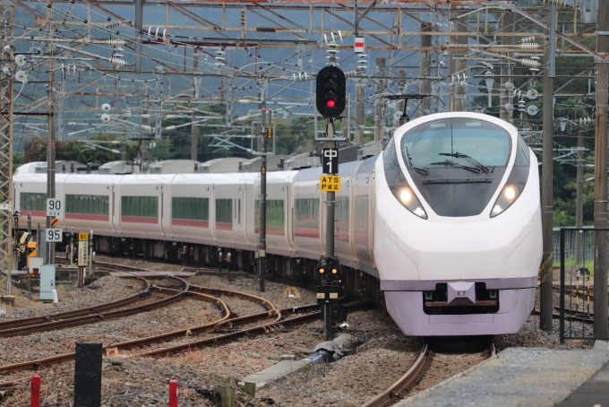 鉄道フォト・写真：JR東日本E657系電車 ときわ クハE657-7 友部駅 鉄道フォト・写真 by フレッシュマリオさん - 撮影日 2021/09/04 13:32