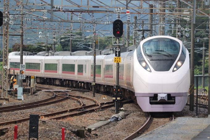 鉄道フォト・写真：JR東日本E657系電車 ひたち クハE657-8 友部駅 鉄道フォト・写真 by フレッシュマリオさん - 撮影日 2021/09/05 10:03