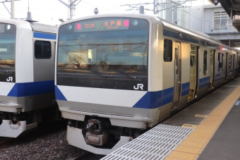 JR東日本 クハE530形 クハE530-5007 鉄道フォト・写真 by フレッシュマリオさん 友部駅：2021年10月16日06時ごろ