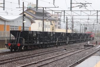 JR東日本 国鉄ホキ800形貨車 鉄道フォト・写真 by フレッシュマリオさん 友部駅：2021年10月17日11時ごろ