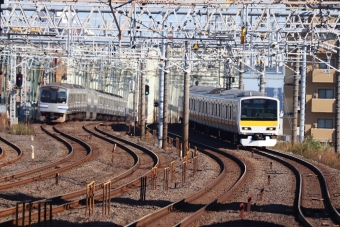 JR東日本 鉄道フォト・写真 by フレッシュマリオさん 平井駅 (東京都)：2021年11月13日10時ごろ