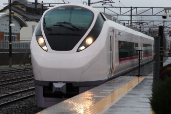 JR東日本 クハE657形 ときわ(特急) クハE657-8 鉄道フォト・写真 by フレッシュマリオさん 友部駅：2021年12月08日13時ごろ