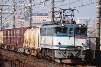 JR貨物 国鉄EF65形電気機関車 EF65 2085 鉄道フォト・写真 by フレッシュマリオさん 本八幡駅 (JR)：2021年12月11日11時ごろ