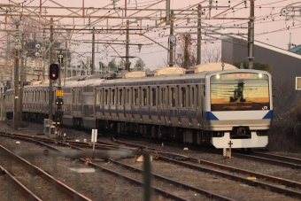 JR東日本 クハE530形 クハE530-8 鉄道フォト・写真 by フレッシュマリオさん 友部駅：2021年12月29日16時ごろ