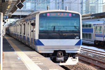 JR東日本 クハE530形 クハE530-2021 鉄道フォト・写真 by フレッシュマリオさん 友部駅：2022年01月08日10時ごろ