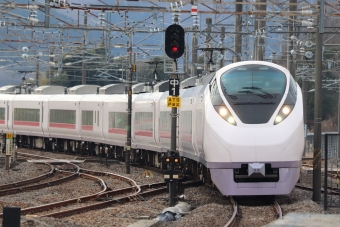 JR東日本 クハE657形 ときわ(特急) クハE657-8 鉄道フォト・写真 by フレッシュマリオさん 友部駅：2022年01月15日13時ごろ