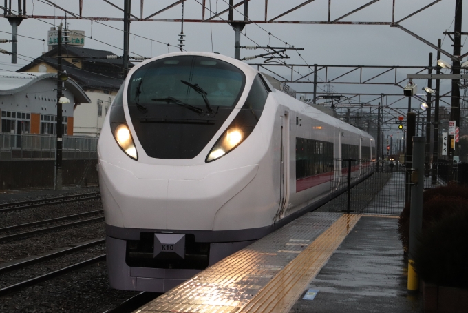 鉄道フォト・写真：JR東日本E657系電車 ときわ クハE657-10 友部駅 鉄道フォト・写真 by フレッシュマリオさん - 撮影日 2022/02/13 16:34