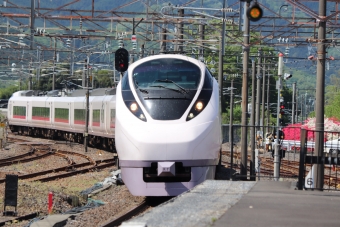 JR東日本 クハE657形 ときわ(特急) クハE657-7 鉄道フォト・写真 by フレッシュマリオさん 友部駅：2022年04月30日09時ごろ