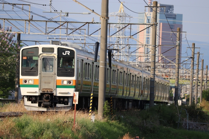 鉄道フォト・写真：JR東日本 国鉄211系電車 クハ210-3011 新前橋駅 鉄道フォト・写真 by フレッシュマリオさん - 撮影日 2022/05/04 16:42