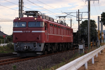 JR東日本 国鉄EF81形電気機関車 EF81 81 鉄道フォト・写真 by フレッシュマリオさん 友部駅：2022年06月26日17時ごろ