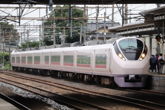 JR東日本 クハE656形 ときわ(特急) クハE656-5 鉄道フォト・写真 by フレッシュマリオさん 友部駅：2022年08月06日17時ごろ