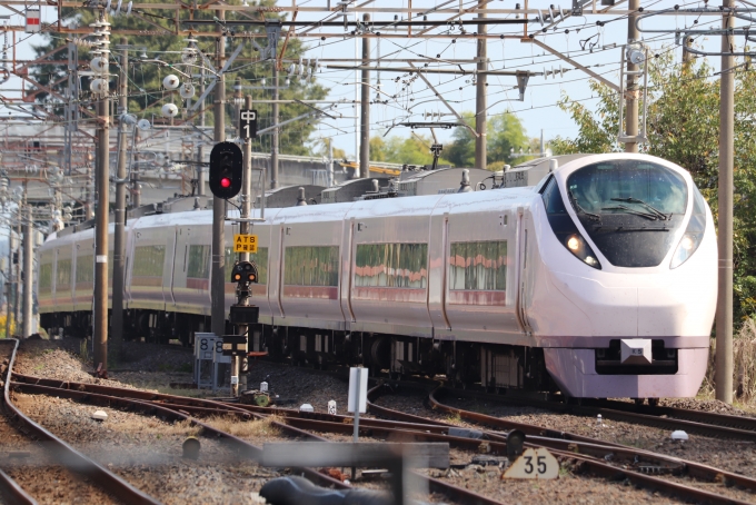 鉄道フォト・写真：JR東日本E657系電車 ときわ クハE656-5 友部駅 鉄道フォト・写真 by フレッシュマリオさん - 撮影日 2022/10/16 10:02