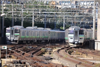 JR北海道733系電車 鉄道フォト・写真 by フレッシュマリオさん 札幌駅：2022年09月22日08時ごろ