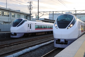 JR東日本E657系電車 ときわ(特急) 鉄道フォト・写真 by フレッシュマリオさん 友部駅：2023年02月05日16時ごろ