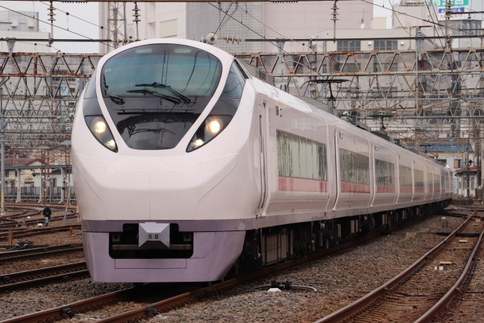 鉄道フォト・写真：JR東日本E657系電車 ときわ クハE657-8 水戸駅 (JR) 鉄道フォト・写真 by フレッシュマリオさん - 撮影日 2023/02/23 09:53