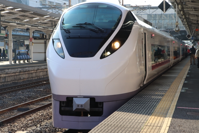 鉄道フォト・写真：JR東日本E657系電車 ひたち クハE657-8 水戸駅 (JR) 鉄道フォト・写真 by フレッシュマリオさん - 撮影日 2023/02/23 15:09