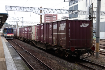 JR貨物コキ100系貨車 鉄道フォト・写真 by フレッシュマリオさん 水戸駅 (JR)：2023年04月08日10時ごろ