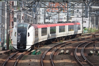 JR東日本E259系電車 鉄道フォト・写真 by フレッシュマリオさん 恵比寿駅 (JR)：2014年09月09日14時ごろ