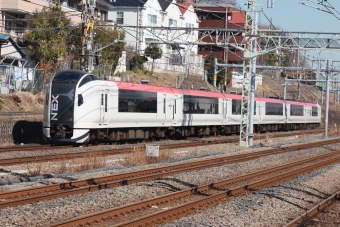 JR東日本E259系電車 鉄道フォト・写真 by フレッシュマリオさん 新子安駅：2012年02月09日12時ごろ