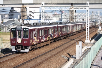 阪急電鉄 阪急8300形(Mc) 8332 鉄道フォト・写真 by フレッシュマリオさん 南茨木駅 (阪急 )：2016年12月31日11時ごろ