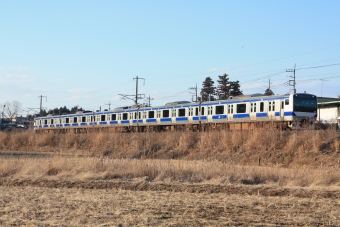 JR東日本E531系電車 鉄道フォト・写真 by フレッシュマリオさん 宍戸駅：2019年02月17日16時ごろ