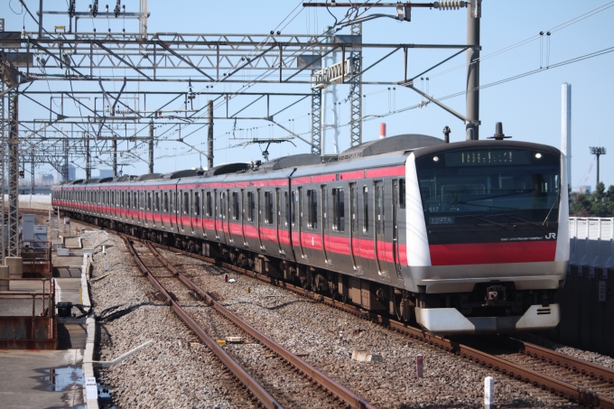 鉄道フォト・写真：JR東日本E233系電車 クハE233-5017 葛西臨海公園駅 鉄道フォト・写真 by フレッシュマリオさん - 撮影日 2018/10/21 12:14