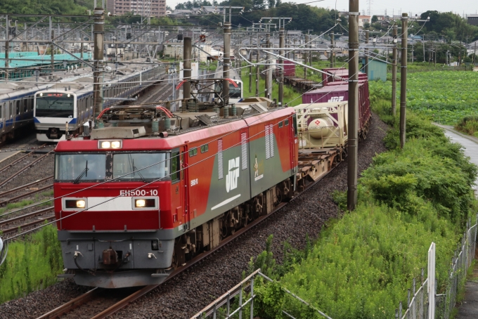 鉄道フォト・写真：JR貨物EH500形電気機関車 EH500-10 土浦駅 鉄道フォト・写真 by フレッシュマリオさん - 撮影日 2020/07/25 16:33