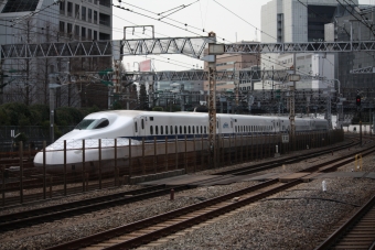 JR東海 N700系新幹線電車 鉄道フォト・写真 by フレッシュマリオさん 田町駅 (東京都)：2015年03月14日11時ごろ