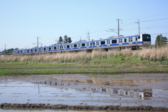 JR東日本E531系電車 鉄道フォト・写真 by フレッシュマリオさん 宍戸駅：2015年05月02日14時ごろ