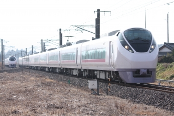 JR東日本 クハE657形 ときわ(特急) クハE657-7 鉄道フォト・写真 by フレッシュマリオさん 友部駅：2016年03月04日14時ごろ