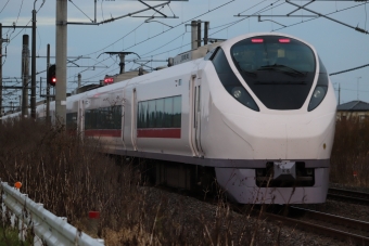 JR東日本 クハE656形 ときわ(特急) クハE656-5 鉄道フォト・写真 by フレッシュマリオさん 友部駅：2020年12月13日16時ごろ