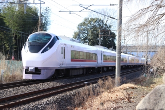 JR東日本 クハE657形 ときわ(特急) クハE657-8 鉄道フォト・写真 by フレッシュマリオさん 友部駅：2020年12月20日10時ごろ