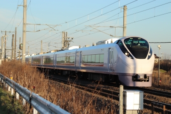 JR東日本 クハE656形 ひたち(特急) クハE656-5 鉄道フォト・写真 by フレッシュマリオさん 友部駅：2020年12月26日15時ごろ