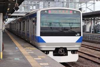 JR東日本 クハE530形 クハE530-11 鉄道フォト・写真 by フレッシュマリオさん 友部駅：2021年01月11日14時ごろ