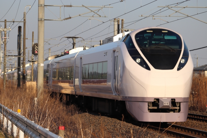 鉄道フォト・写真：JR東日本E657系電車 ひたち クハE656-5 友部駅 鉄道フォト・写真 by フレッシュマリオさん - 撮影日 2021/02/06 15:57