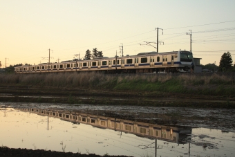 JR東日本E531系電車 鉄道フォト・写真 by フレッシュマリオさん 宍戸駅：2016年05月05日18時ごろ