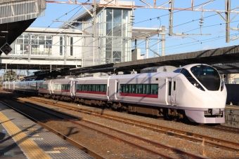 JR東日本 クハE656形 ひたち(特急) クハE656-5 鉄道フォト・写真 by フレッシュマリオさん 友部駅：2021年03月14日16時ごろ