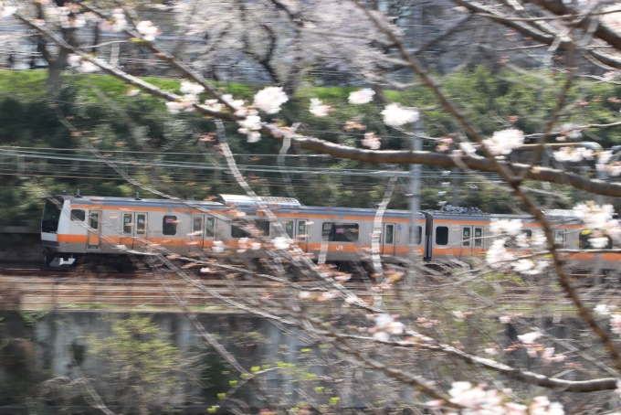 JR東日本E233系電車 鉄道フォト・写真 by フレッシュマリオさん 市ケ谷駅 (JR)：2021年03月27日11時ごろ