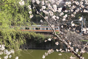 JR東日本E233系電車 鉄道フォト・写真 by フレッシュマリオさん 市ケ谷駅 (JR)：2021年03月27日11時ごろ