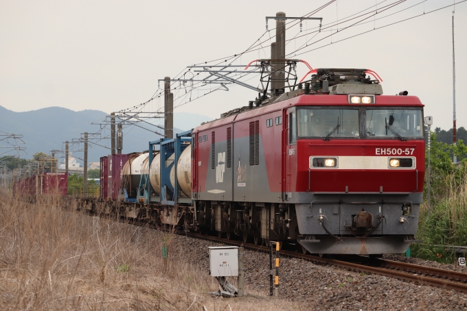 鉄道フォト・写真：JR貨物EH500形電気機関車 EH500-57 友部駅 鉄道フォト・写真 by フレッシュマリオさん - 撮影日 2021/05/15 10:36