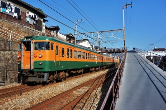 JR西日本 クハ115形 クハ115-404 鉄道フォト・写真 by ナカシマさん 尾道駅：2021年12月11日12時ごろ
