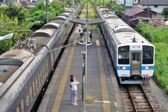 JR九州 クハ411形 クハ411-1501 鉄道フォト・写真 by ナカシマさん 熊崎駅：2021年08月27日16時ごろ