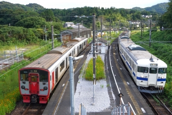 JR九州 クモハ815形 クモハ815-23 鉄道フォト・写真 by ナカシマさん 下ノ江駅：2021年09月04日16時ごろ