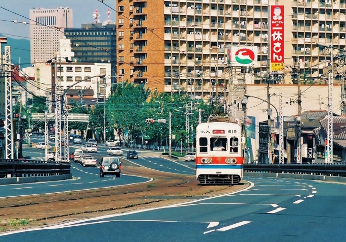 西日本鉄道 西鉄600形電車(2代) 619 鉄道フォト・写真 by ナカシマさん ：1992年09月06日15時ごろ