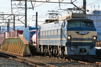 JR貨物 国鉄EF66形電気機関車 EF66-27 鉄道フォト・写真 by 山初期鐵だよさん 新座駅：2020年02月01日14時ごろ