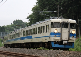JR西日本 国鉄451・471・457系電車 クハ455-57 鉄道フォト・写真 by Kazoo8021さん 倶利伽羅駅 (IRいしかわ)：2011年06月18日08時ごろ