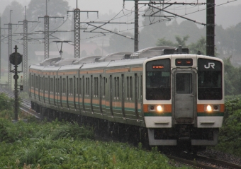 JR東日本 クハ210形 クハ210-1002 鉄道フォト・写真 by Kazoo8021さん 蒲須坂駅：2011年07月28日07時ごろ