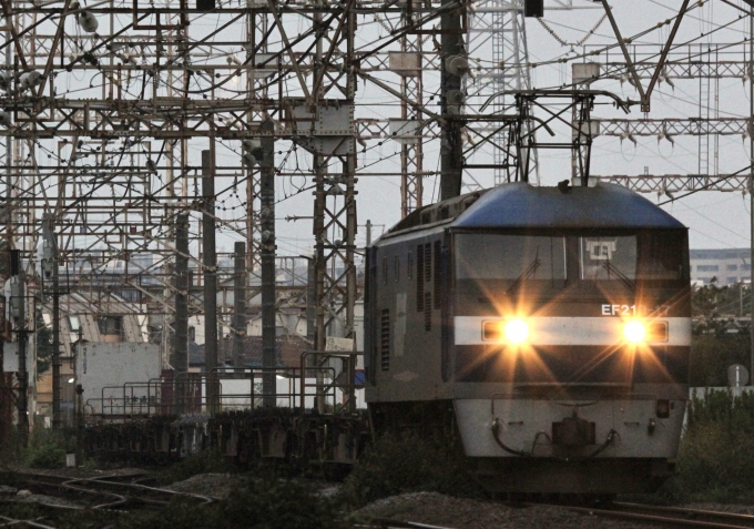 鉄道フォト・写真：JR貨物EF210形電気機関車 EF210-17 浜川崎駅 鉄道フォト・写真 by Kazoo8021さん - 撮影日 2011/08/16 04:58